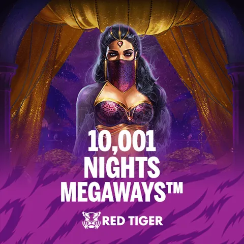 10,001 Nights Megaways oyununun kapak görseli